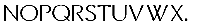 Senren Bold Font UPPERCASE