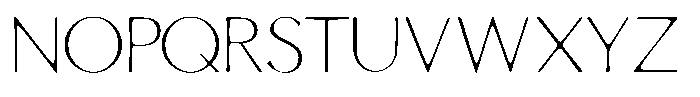 Senren ExtraLight Font UPPERCASE