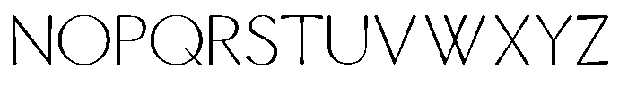 Senren Light Font UPPERCASE