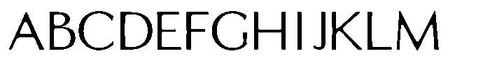 Senren Medium Font UPPERCASE