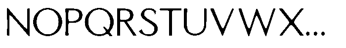 Senren Medium Font UPPERCASE