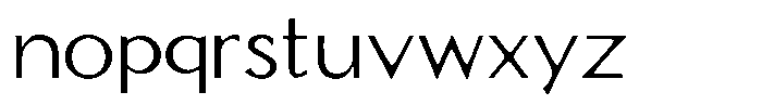 Senren Medium Font LOWERCASE
