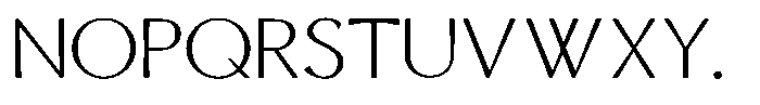 Senren Medium Font UPPERCASE