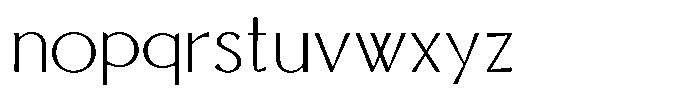 Senren Medium Font LOWERCASE