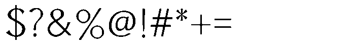 Senren Semi Bold Font OTHER CHARS