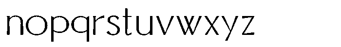 Senren Semi Bold Font LOWERCASE