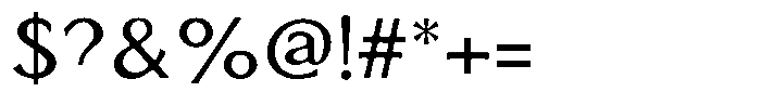 Senren SemiBold Font OTHER CHARS