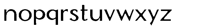 Senren SemiBold Font LOWERCASE