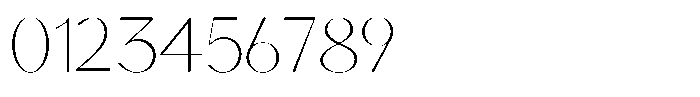 Senren Thin Font OTHER CHARS