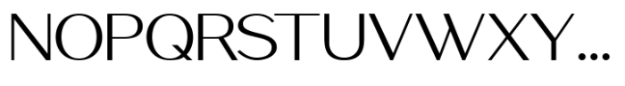Senta Sans Light Font UPPERCASE