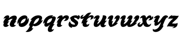 Senteia Ruidosa Font LOWERCASE