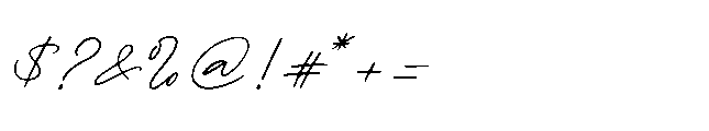 Senthami Font OTHER CHARS