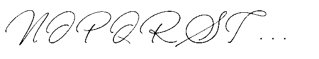 Senthami Font UPPERCASE