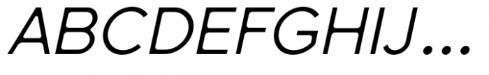 Sentic Display Display Regular Italic Font UPPERCASE