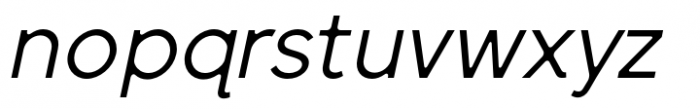 Sentic Display Display Regular Italic Font LOWERCASE