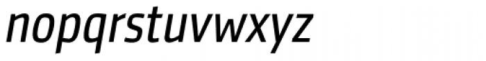 Sentico Sans DT Cond Italic Font LOWERCASE