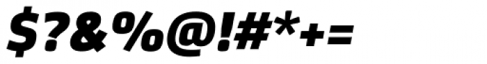 Sentico Sans DT ExtraBold Italic Font OTHER CHARS