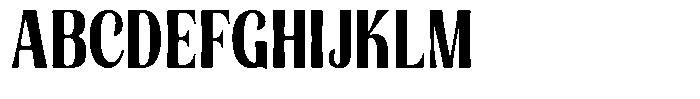 Senviro Smooth Black Condensed Font UPPERCASE