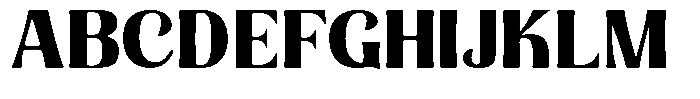 Senviro Smooth Black Expanded Font UPPERCASE