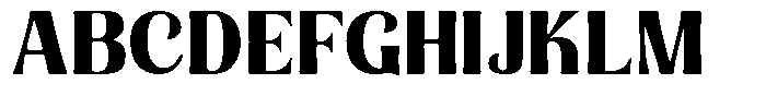 Senviro Smooth Black Semi Expanded Font UPPERCASE