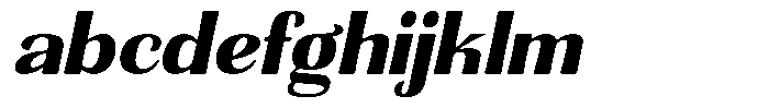 Senviro Smooth Black Slant FONT