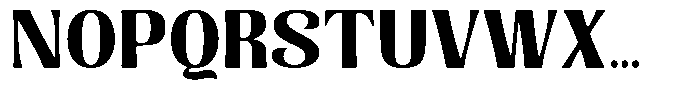 Senviro Smooth Black Font UPPERCASE
