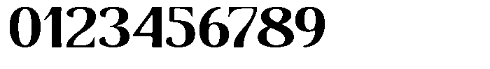 Senviro Smooth Bold Expanded Font OTHER CHARS