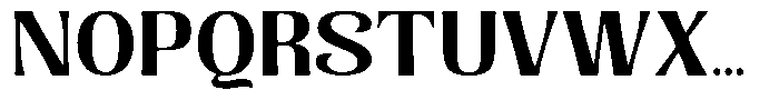 Senviro Smooth Bold Expanded Font UPPERCASE