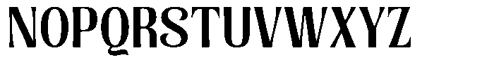 Senviro Smooth Bold Semi Condensed Font UPPERCASE