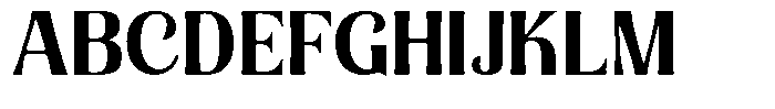 Senviro Smooth Bold Semi Expanded Font UPPERCASE