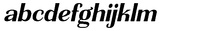 Senviro Smooth Bold Slant FONT