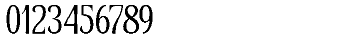Senviro Smooth Condensed Font OTHER CHARS