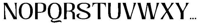 Senviro Smooth Expanded Font UPPERCASE