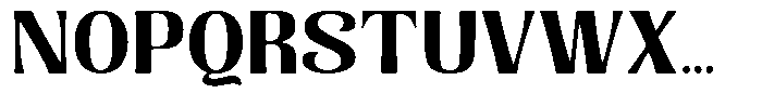 Senviro Smooth Extra Bold Semi Expan Font UPPERCASE