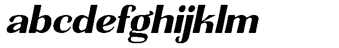 Senviro Smooth Extra Bold Slan Sem Exp FONT