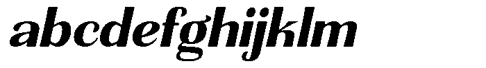 Senviro Smooth Extra Bold Slant FONT