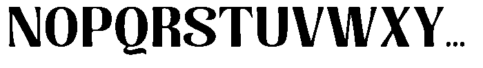Senviro Smooth Extra Bold Font UPPERCASE