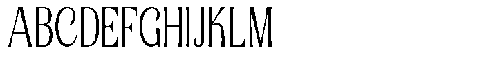 Senviro Smooth Extra Light Condensed Font UPPERCASE