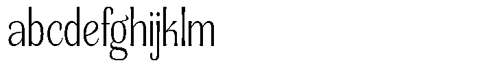 Senviro Smooth Extra Light Condensed FONT