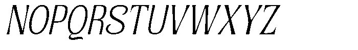 Senviro Smooth Extra Light Slan Sem Con Font UPPERCASE