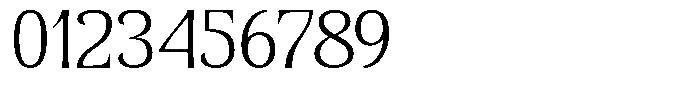 Senviro Smooth Extra Light Font OTHER CHARS