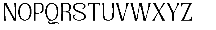 Senviro Smooth Extra Light Font UPPERCASE
