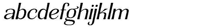 Senviro Smooth Light Slant Semi Expan FONT
