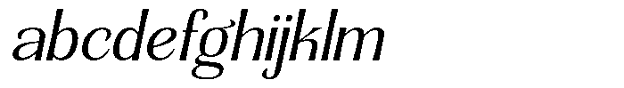 Senviro Smooth Light Slant FONT