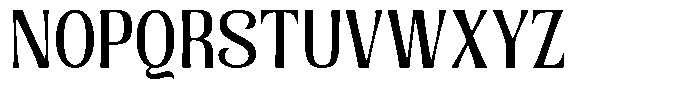 Senviro Smooth Medium Semi Conden Font UPPERCASE