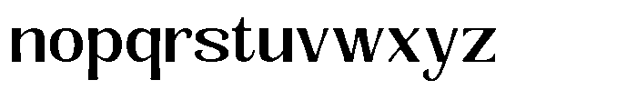 Senviro Smooth Medium Semi Expan Font LOWERCASE