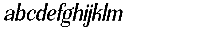 Senviro Smooth Medium Slant Semi Con FONT
