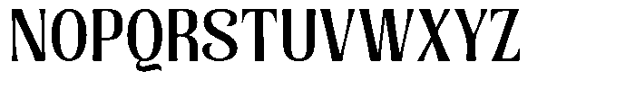 Senviro Smooth Semi Bold Semi Conde Font UPPERCASE