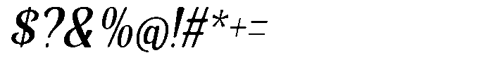 Senviro Smooth Semi Bold Slan Sem Con Font OTHER CHARS