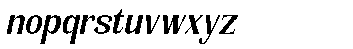 Senviro Smooth Semi Bold Slan Sem Con Font LOWERCASE